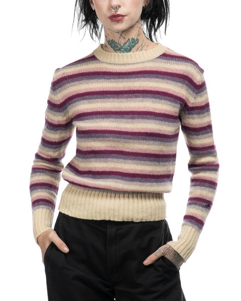 1970s Striped Shetland Wool Sweater