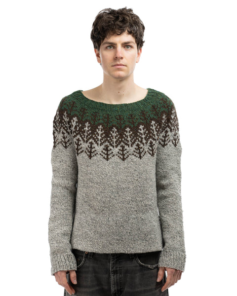 70's Homemade Knit Sweater - Large