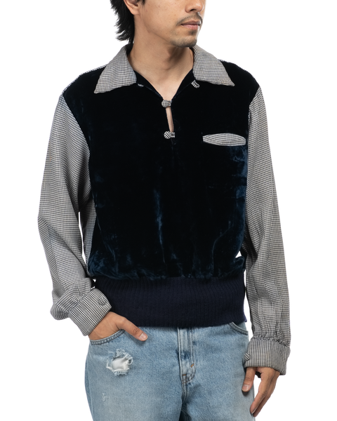 1950s Velvet Gaucho Shirt