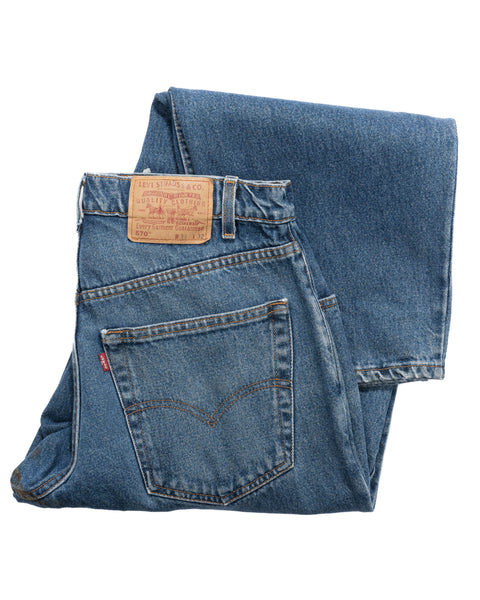 90's Levi's 570 Denim - 32” x 31”