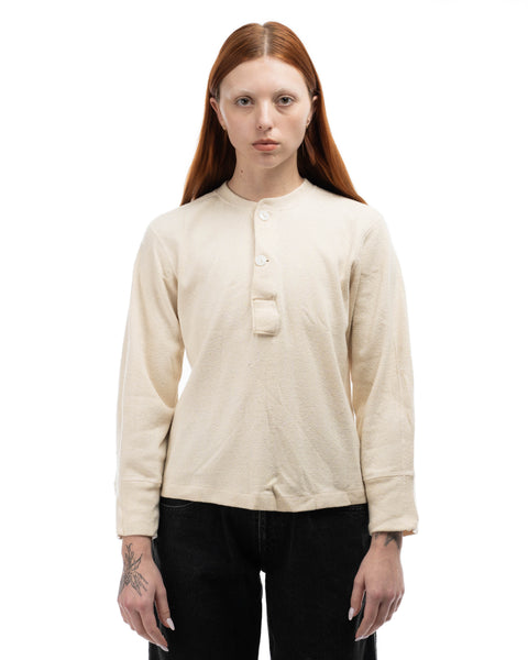 50’s Cropped Military Henley - Small