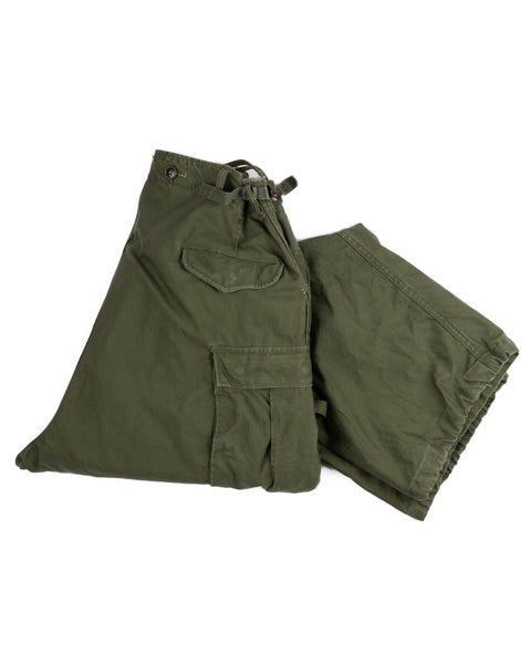 50's M-51 Trousers - 33" - 38” x 32"