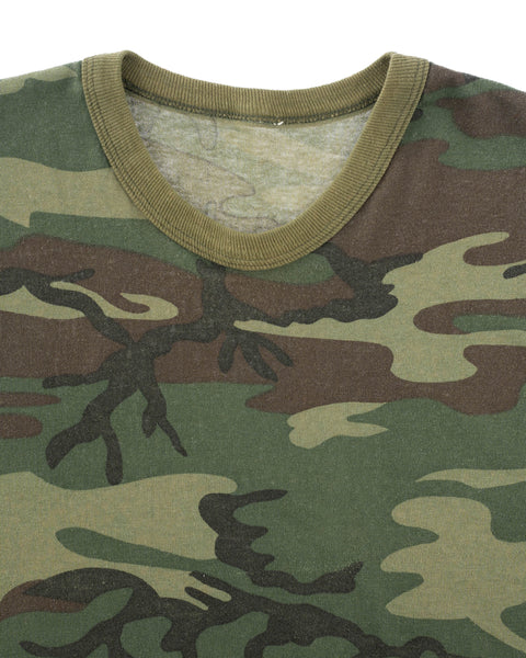 80's Camo Long Sleeve Tee - Medium