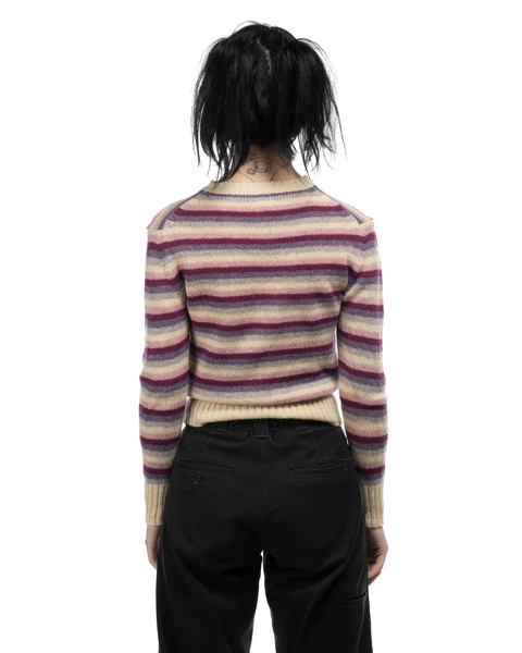 1970s Striped Shetland Wool Sweater
