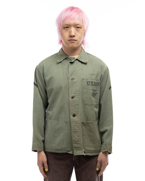 WW2 USMC P41 HBT Jacket - Large