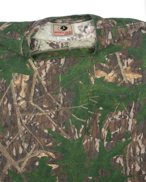 90’s Camo Long Sleeve Tee - XL