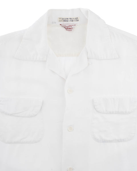 50's Heavy Gabardine Loop Collar - Large
