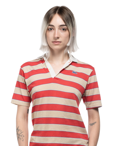 1970s Lacoste Striped Polo