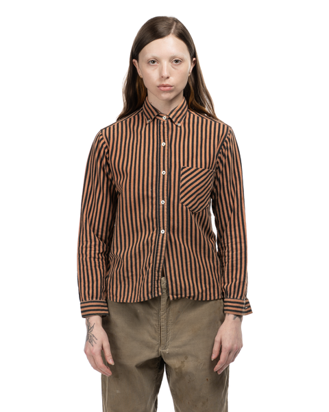 1940s Soft Striped Oxford Shirt