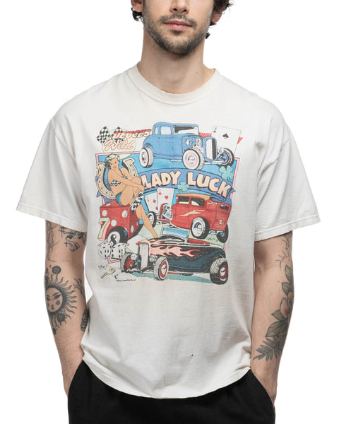 90's Lady Luck Hot Rod Tee - Large