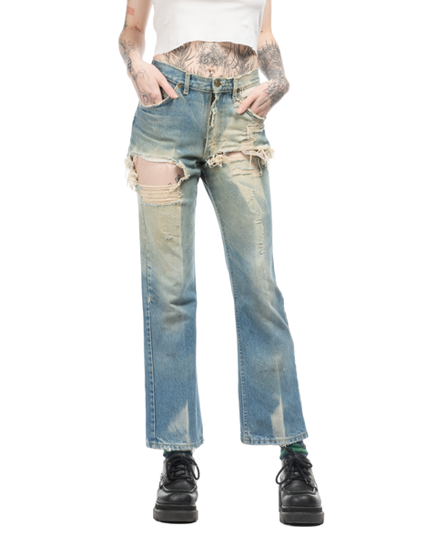 1970s Thrashed Lee Denim