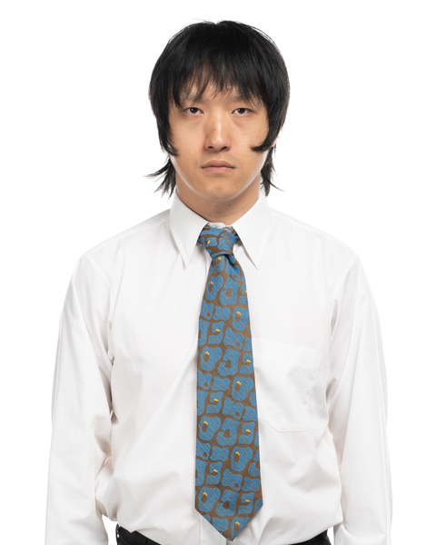 1960s Patterned Neck Tie