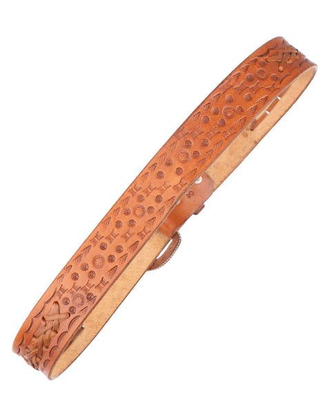 70’s Leather Belt - 31"-36"