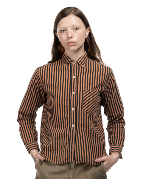 1940s Soft Striped Oxford Shirt