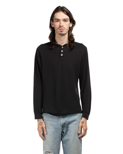 1990s Henley Waffle Thermal