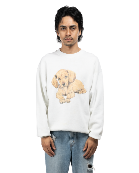 1980s True Love Puppy Crewneck