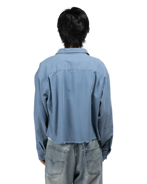 1980s Cropped Work Shirt