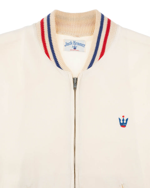 50's Gabardine Tennis Jacket - Large