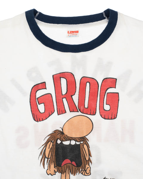 70's Champion Grog Flock Print OSU Tee - Large