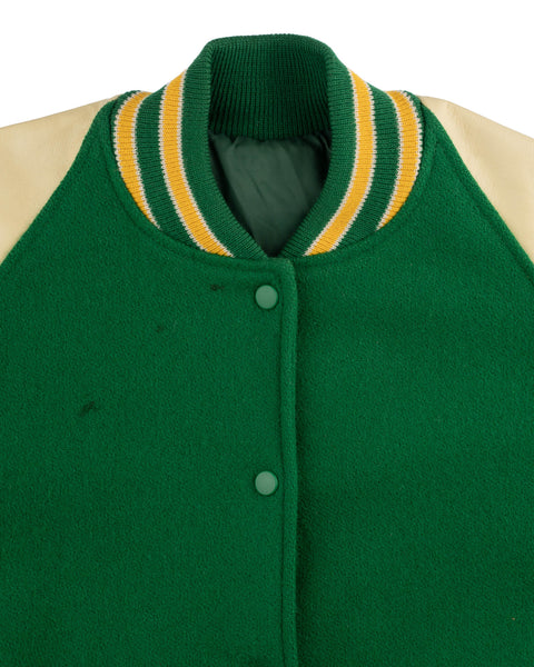 70's Wool Varsity Jacket - Large
