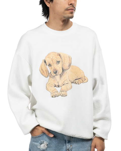 1980s True Love Puppy Crewneck