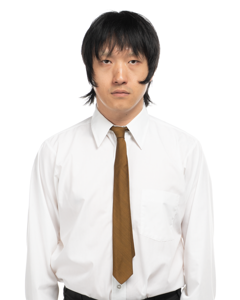 1950s Slim Neck Tie Brown