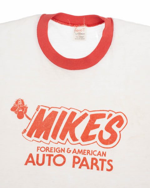 80’s Mike’s Auto Parts Ringer Tee - Medium