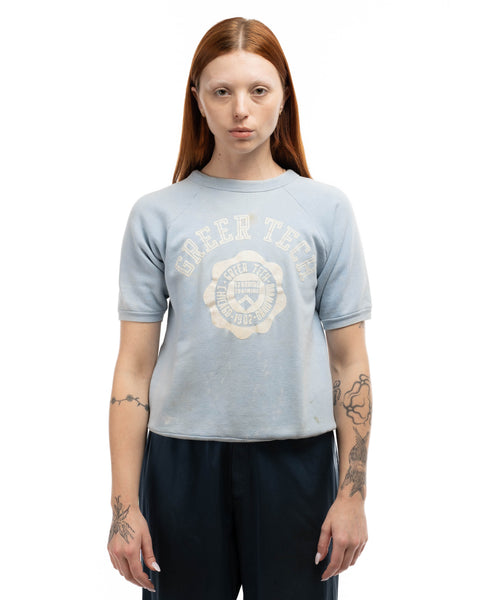 50’s Hanes Short Sleeve Sweatshirt - Large