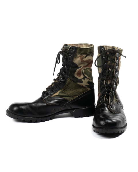 1970s Camo Jungle Boots