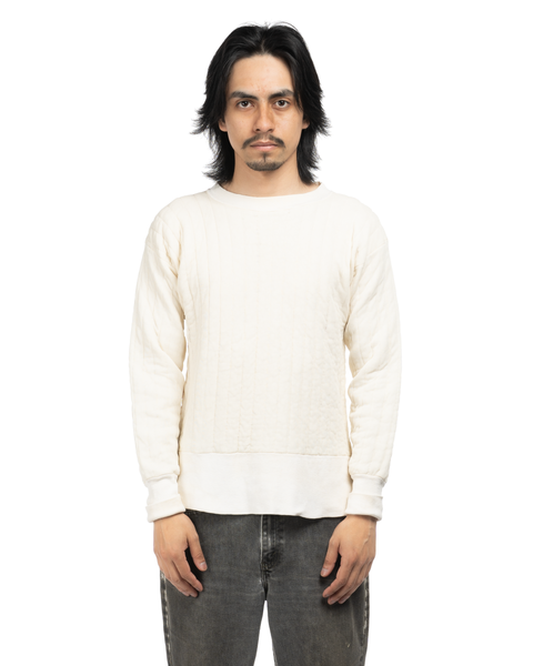 1960s Quilted Crewneck Sweatshirt