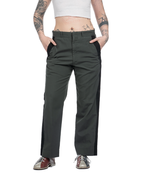 1960s Striped Officer Trousers