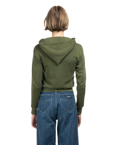 1960s Thermal Lined Zip Hoodie