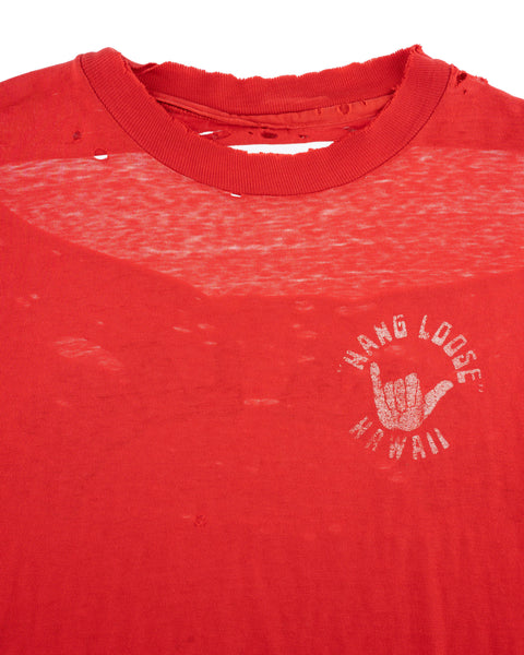 80's Thrashed Hang Loose Tee - Large