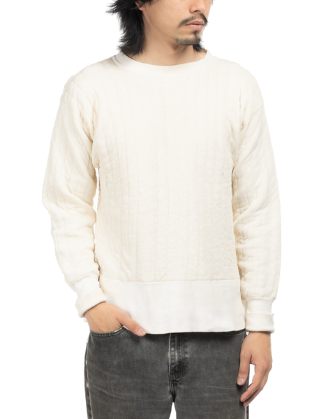 1960s Quilted Crewneck Sweatshirt