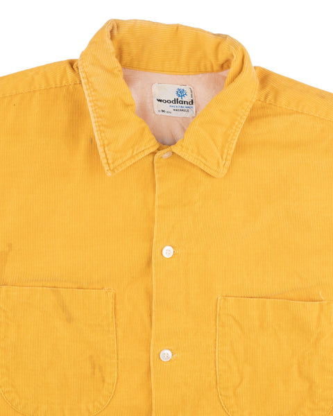 60’s Corduroy Button-Up Shirt - Medium