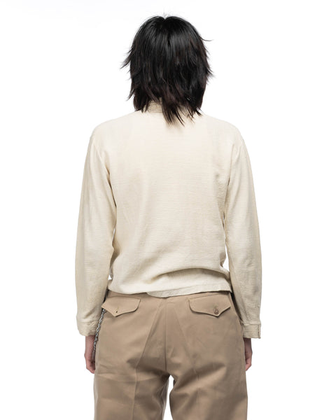 50's Knit Oxford Collar Polo - XS