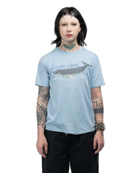 70's Save The Whales Tee - Medium