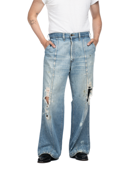 70s Levi's Orange Tab Flared Denim - 34" x 27.5"