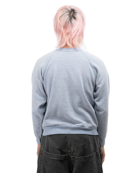 70's Faded Raglan Sweatshirt - Small