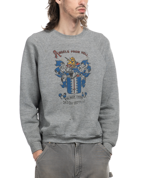 1980s Military Emblem Crewneck