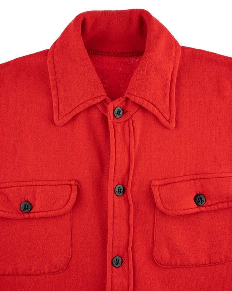 70's Sweatshirt Button-Up - Medium