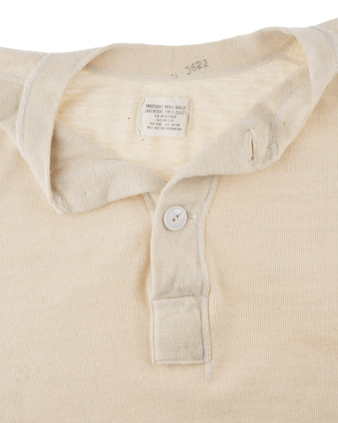 70's Military Henley - Medium