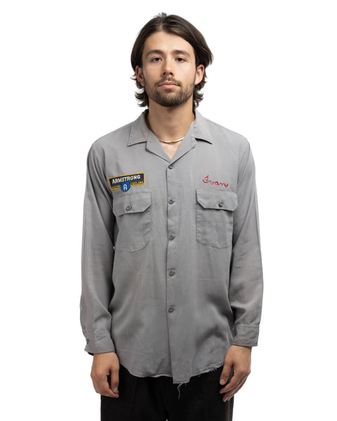 1960s Chain-Stitched Uniform Shirt