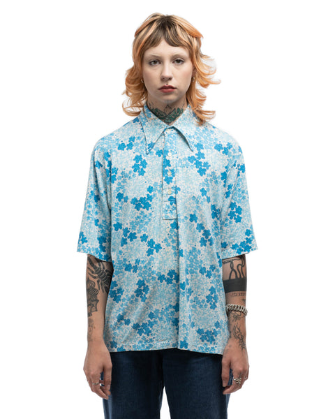 70’s Floral Polo Shirt - Medium
