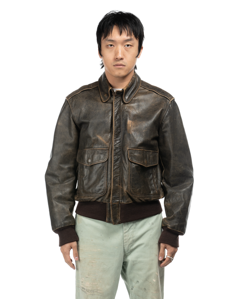 1980s Banana Republic Leather Bomber