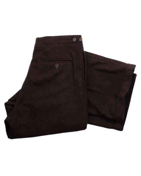 70's Pleated Wool Trousers - 30" x 30"