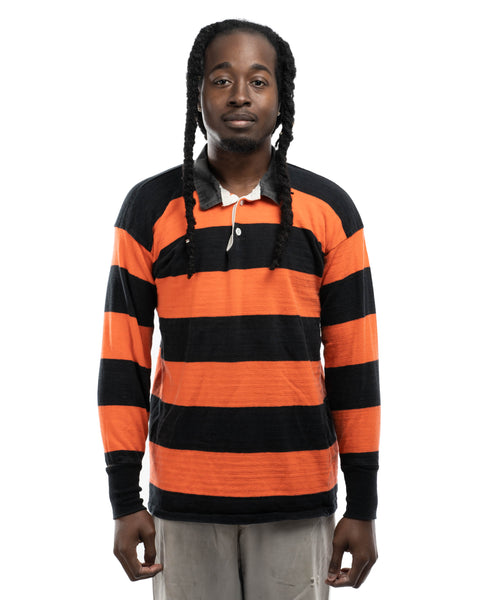 70’s Striped Rugby Shirt - XL