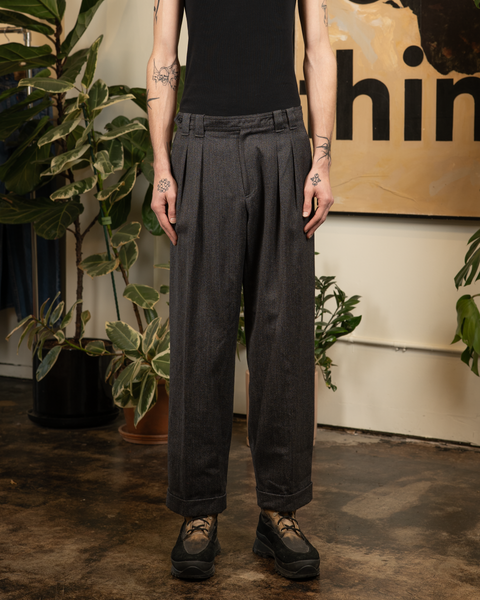 1980s Pleated Italian Wool Slacks