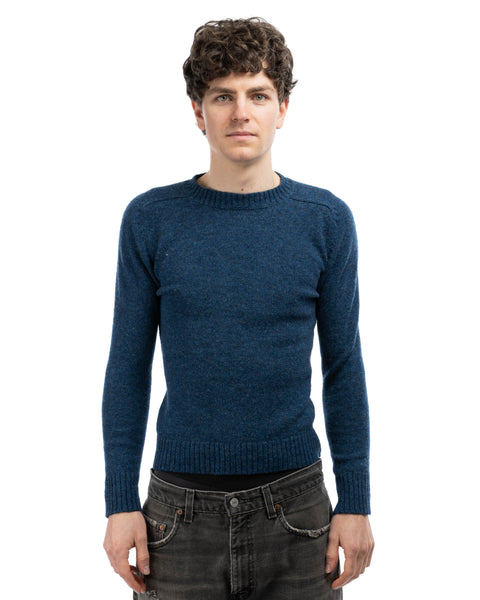 70's Knit Shetland Wool Sweater - Small