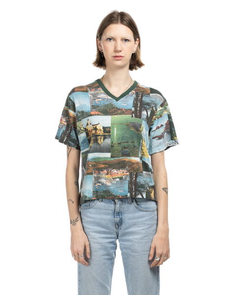 1970s Landscape Print Tee